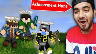 1 V 2 Minecraft Achievement Hunt Manhunt [upl. by Lecia]