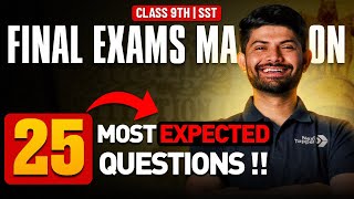 Social Science Class 9th  25 Most Expected Questions 🔥  Next Toppers [upl. by Aicnorev]