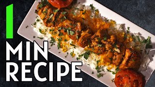 Persian Chicken Kebab RECIPE  1 MINUTE RECIPE [upl. by Ttennej]