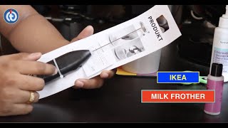 IKEA MILK FROTHER Review amp Battery Installation [upl. by Anwahsat402]