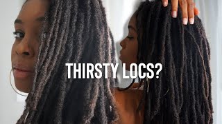 How I Keep My Locs Moisturized WITHOUT Buildup [upl. by Siobhan]