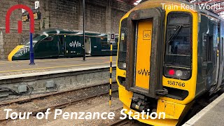 Train Real World  Tour of Penzance Station in Cornwall [upl. by Aillimat]