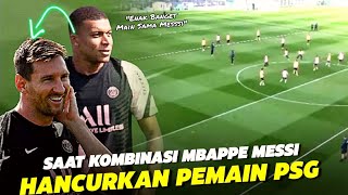 “Saling Memanjakan” Gini Jadinya Saat Mbappe dan Messi Saling Bekerja Sama Di Lini Depan PSG [upl. by Nara727]