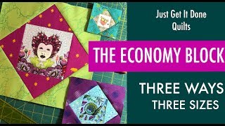 Economy Block  Fussy Cut  Three Methods Three Sizes [upl. by Reve294]