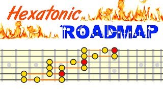 Hexatonic Roadmap  Blaze The Neck With These 5 Patterns [upl. by Atelokin]