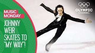 Johnny Weir Skates to quotMy Wayquot at the Torino 2006 Winter Olympics  Music Monday [upl. by Ofelia466]