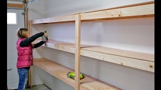 How to Build Garage Shelving  Easy Cheap and Fast [upl. by Reeves]