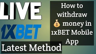 HOW TO Withdraw money from 1xBET Mobile app in 2021 [upl. by Aletta]