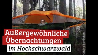 Die 5 außergewöhnlichsten Übernachtungen im Schwarzwald [upl. by Nesnaj990]