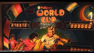 1978 Williams WORLD CUP pinball machine [upl. by Norel]