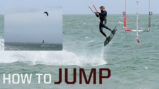 How to Jump KITESURFING [upl. by Aivila]