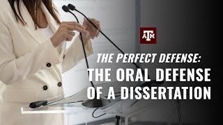 The Perfect Defense The Oral Defense of a Dissertation [upl. by Ardnaeel789]