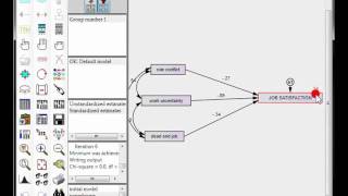 Basic Analysis in AMOS and SPSS [upl. by Clim]