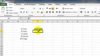 Excel 2010 Básico Crear tu primera planilla [upl. by Dlopoel]