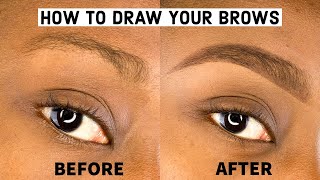 HOW TO EASY EYEBROW TUTORIAL FOR BEGINNERS WITH PENCIL  LADE KEHINDE [upl. by Len]