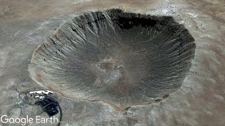 The Ancient Impact Crater in Arizona Meteor Crater [upl. by Solakcin266]