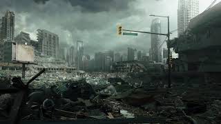 Post Apocalyptic City Ruins  Ambience  2 hours [upl. by Yuht]