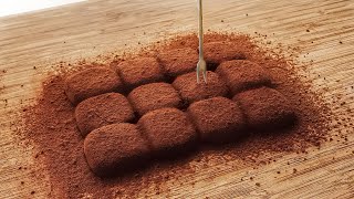 Condensed Milk Chocolate Truffles 2 Ingredient Easy Recipe [upl. by Bullivant26]