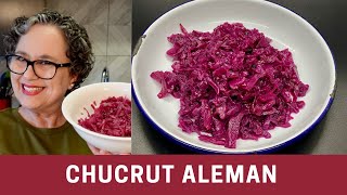 Chucrut de Repollo Morado Aleman Rapido y sin Fermentar  The Frugal Chef [upl. by Shakti]