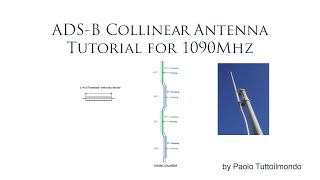 How to build a Collinear Antenna for ADSB 1090 Frequency Part 1 [upl. by Vel681]