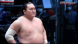 GRAND SUMO JULY 18 2021  HAKUHO VS TERUNOFUJI [upl. by Rebe]