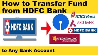 How to Transfer Money From HDFC to Other Bank Accounts Online [upl. by Coats465]