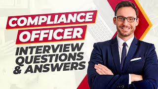 COMPLIANCE OFFICER Interview Questions amp Answers [upl. by Rickart]