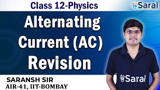 Alternating Current Revision Physics Class 12 JEE NEET [upl. by Nolasba46]