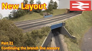 New Layout Build  Making more progress on the branch line [upl. by Jolene]