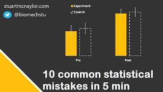 Ten Statistical Mistakes in 5 Min [upl. by Lala]