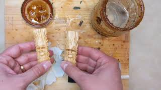 Finishing Woodcarvings with Boiled Linseed Oil [upl. by Suirada354]