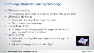 Understanding Warpage and Shrinkage in Moldflow Insight Part 1 [upl. by Sanger]