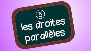 les droites parallèles [upl. by Natie]