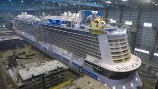 MEYER WERFT  Der Bau der Spectrum of the Seas [upl. by Nissy]