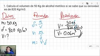 Densidad  Física  Ejercicios resueltos [upl. by Anoyi]