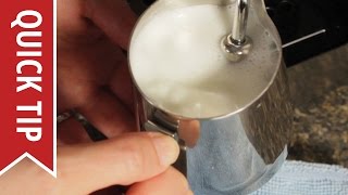 How to AutoFroth Milk for Lattes [upl. by Enirbas]