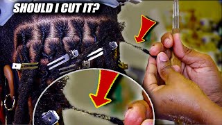 WHY YOUR DREADLOCK IS THINNING  How to thicken your LOCS [upl. by Egide]