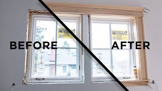 How to Install Window Casing and Interior Trim [upl. by Filide644]