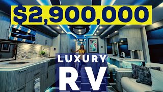 29 MILLION LUXURY RV  Foretravel Prevost Conversion Motorhome [upl. by Yllut617]