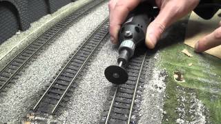 Building a Model Railway  Part 3  Track Laying [upl. by Nilesoy]