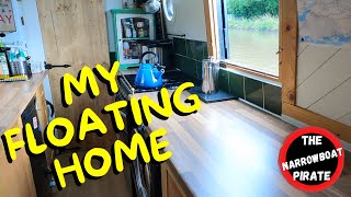 BOAT TOUR  Inside my Narrowboat Home  Narrowboat Interior Ep 11 [upl. by Htinnek]