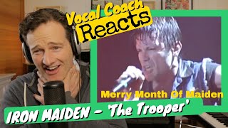 Vocal Coach REACTS  IRON MAIDEN The Trooper [upl. by Otokam868]