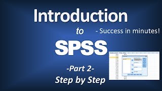 SPSS Introduction  Getting Started in SPSS Part 2 [upl. by Novyat560]