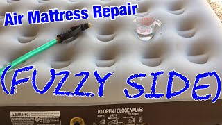 Air Mattress Repair “fuzzy side” [upl. by Ym807]