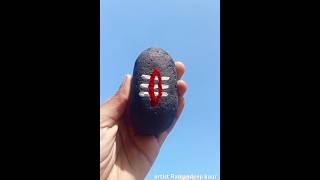 Shivling Painting on stone easy stone art 2025 shivshankar bholenath shorts [upl. by Aime145]