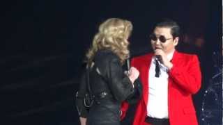 Madonna And Psy  MDNA Give It 2 Me  Gangnam Style  Music  Madison Square Garden [upl. by Bora]