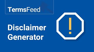 Disclaimer Generator [upl. by Brosy158]