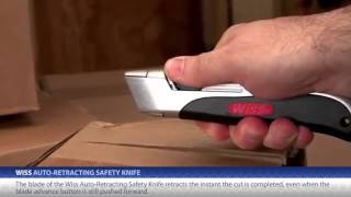 Wiss Safety Knife – AutoRetracting Utility Knife [upl. by Salba]