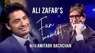 Ali Zafars fan moment with Amitabh Bachchan  Kill Dil Cast  KBC [upl. by Sinnej899]