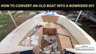 Boat conversion into Bowrider [upl. by Jada]